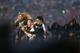 SANTA CLARA, CA - FEBRUARY 07: Beyonc, Chris Martin of Coldplay and Bruno Mars perform during the Pepsi Super Bowl 50 Halftime Show at Levi's Stadium on February 7, 2016 in Santa Clara, California. (Photo by Ronald Martinez/Getty Images)