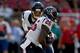 SANTA CLARA, CA - AUGUST 14: Quarterback Brock Osweiler #17 of the Houston Texans hand the ball off to running back Lamar Miller #26 against the San Francisco 49ers in the first quarter at Levi's Stadium on August 14, 2016 in Santa Clara, California. (P