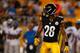PITTSBURGH, PA - AUGUST 12: Sean Davis #28 of the Pittsburgh Steelers in action during the game against the Detroit Lions on August 12, 2016 at Heinz Field in Pittsburgh, Pennsylvania. (Photo by Justin K. Aller/Getty Images)