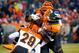 Leon Hall excelled as the Bengals' nickelback.