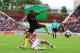 Stoke City's English-born Scottish defender Phil Bardsley (L) vies with Manchester City's English midfielder Raheem Sterling during the English Premier League football match between Stoke City and Manchester City at the Bet365 Stadium in Stoke-on-Trent, c