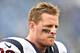 NASHVILLE, TN - DECEMBER 27: Defensive end J.J. Watt of the Houston Texans looks on during a NFL game against the Tennessee Titans at Nissan Stadium on December 27, 2015 in Nashville, Tennessee. (Photo by Ronald C. Modra/Sports Imagery/Getty Images)