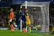 Chelsea's Belgian striker Michy Batshuayi (C) celebrates scoring their third goal during the English League Cup second round football match between Chelsea and Bristol Rovers at Stamford Bridge in London on August 23, 2016. / AFP / GLYN KIRK / RESTRICTED