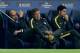 Manchester City's Spanish manager Pep Guardiola (L) reacts as he watches the UEFA Champions League second leg play-off football match between Manchester City and Steaua Bucharest at the Etihad Stadium in Manchester, north west England on August 24, 2016.