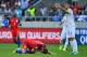 TRNAVA, SLOVAKIA - SEPTEMBER 04: Harry Kane of England is injured after a challenge by Martin Skrtel of Slovakia during the 2018 FIFA World Cup Group F qualifying match between Slovakia and England at City Arena on September 4, 2016 in Trnava, Slovakia.