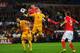 CARDIFF, WALES - SEPTEMBER 05: Igor Armas (L) and Alexandru Epureanu of Moldova battle for possesion with Sam Vokes of Wales during the 2018 FIFA World Cup Qualifier Group D match between Wales and Moldova at Cardiff City Stadium on September 5, 2016 in C