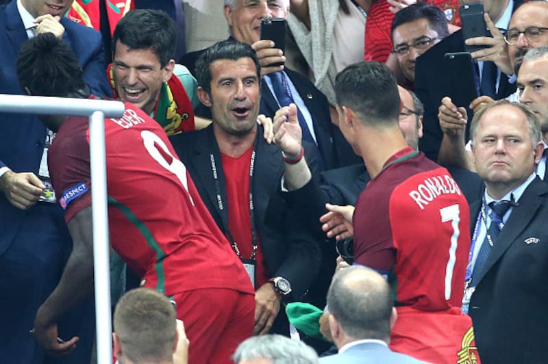 Image result for Luis Figo and Cristiano Ronaldo