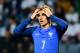 France's forward Antoine Griezmann reacts after missing a goal opportunity during the FIFA World Cup 2018 qualifying football match Belarus vs France on September 6, 2016 at the Borisov Arena in Borisov. / AFP / FRANCK FIFE (Photo credit should r