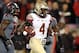 LOUISVILLE, KY - OCTOBER 30: Dalvin Cook #4 of the Florida State Seminoles scores a 40 yard touchdown in the third quarter against the Louisville Cardinals during their game at Papa John's Cardinal Stadium on October 30, 2014 in Louisville, Kentucky. (P
