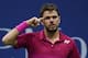 NEW YORK, NY - SEPTEMBER 11: Stan Wawrinka of Switzerland reacts against Novak Djokovic of Serbia during their Men's Singles Final Match on Day Fourteen of the 2016 US Open at the USTA Billie Jean King National Tennis Center on September 11, 2016 in the