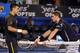 Wawrinka and Djokovic embrace after their fourth-round match at the 2013 Australian Open.