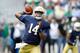 SOUTH BEND, IN - SEPTEMBER 10: DeShone Kizer #14 of the Notre Dame Fighting Irish passes against the Nevada Wolf Pack in the first half of the game at Notre Dame Stadium on September 10, 2016 in South Bend, Indiana. (Photo by Joe Robbins/Getty Images)