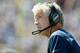 LOS ANGELES, CA - SEPTEMBER 18: Head coach Pete Carroll of the Seattle Seahawks watches the game in the third quaarter of the home opening NFL game against the Los Angeles Rams at Los Angeles Coliseum on September 18, 2016 in Los Angeles, California. (P