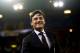 AC Milan's coach Vincenzo Montella smiles during the Italian Serie A football match between Sampdoria and AC Milan on September 16, 2016 at 'Luigi Ferraris Stadium' in Genoa. / AFP / MARCO BERTORELLO (Photo credit should read MARCO BERTORELLO/AFP/