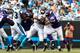 CHARLOTTE, NC - SEPTEMBER 25: Brian Robison #96 of the Minnesota Vikings sacks Cam Newton #1 of the Carolina Panthers in the 2nd half during the game at Bank of America Stadium on September 25, 2016 in Charlotte, North Carolina. (Photo by Grant Halverson