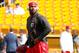 PITTSBURGH, PA - SEPTEMBER 28: Austin Seferian-Jenkins #87 of the Tampa Bay Buccaneers warms up prior to the game against the Pittsburgh Steelers at Heinz Field on September 28, 2014 in Pittsburgh, Pennsylvania. (Photo by Justin K. Aller/Getty Images)