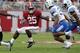 With speed, power and elusiveness, Joshua Jacobs already looks like a complete running back.