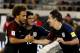 JACKSONVILLE, FL - SEPTEMBER 06: Sacha Kljestan #16 of the United States (R) is congratulated by Christian Pulisic #10 and Fabian Johnson #23 following a goal during the FIFA 2018 World Cup Qualifier against Trinidad &Tobago at EverBank Field on Septembe