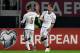 SKOPJE, MACEDONIA - OCTOBER 09: Andrea Belotti of Italy (R) celebrates after scoring the opening goal during the FIFA 2018 World Cup Qualifier between FYR Macedonia and Italy at Nacionalna Arena Filip II Makedonski on October 9, 2016 in Skopje, Macedonia