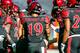 SAN DIEGO, CA - SEPTEMBER 03: Donnel Pumphrey #19 of the San Diego State Aztecs practices prior to the game against the New Hampshire Wildcats at Qualcomm Stadium on September 3, 2016 in San Diego, California. (Photo by Kent Horner/Getty Images)