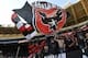 Oct 16, 2016; Washington, DC, USA; D.C. United fans cheers during the second half against the New York City FC at Robert F. Kennedy Memorial. D.C. United defeated New York City FC 3-1. Mandatory Credit: Tommy Gilligan-USA TODAY Sports