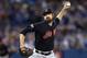 TORONTO, ON - OCTOBER 19: Andrew Miller #24 of the Cleveland Indians throws a pitch in the seventh inning against the Toronto Blue Jays during game five of the American League Championship Series at Rogers Centre on October 19, 2016 in Toronto, Canada.