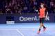 BASEL, SWITZERLAND - OCTOBER 27: Stan Wawrinka of Switzerland celebrates a point during the Swiss Indoors ATP 500 tennis tournament match against Donald Young of USA at St Jakobshalle on October 27, 2016 in Basel, Switzerland. (Photo by Harold Cunningha
