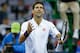 SHANGHAI, CHINA - OCTOBER 13: Novak Djokovic of Serbia celebrates after win over Vasek Pospisil of Canada during the Men's singles third round match on day five of Shanghai Rolex Masters at Qi Zhong Tennis Centre on October 13, 2016 in Shanghai, China.