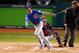 CLEVELAND, OH - NOVEMBER 01: Kris Bryant #17 of the Chicago Cubs hits a solo home run during the first inning against Josh Tomlin #43 of the Cleveland Indians in Game Six of the 2016 World Series at Progressive Field on November 1, 2016 in Cleveland, Ohi