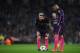 MANCHESTER, ENGLAND - NOVEMBER 01: Lionel Messi of Barcelona (L) and Neymar of Barcelona (R) are dejected after Manchester City score their third goal during the UEFA Champions League Group C match between Manchester City FC and FC Barcelona at Etihad Sta