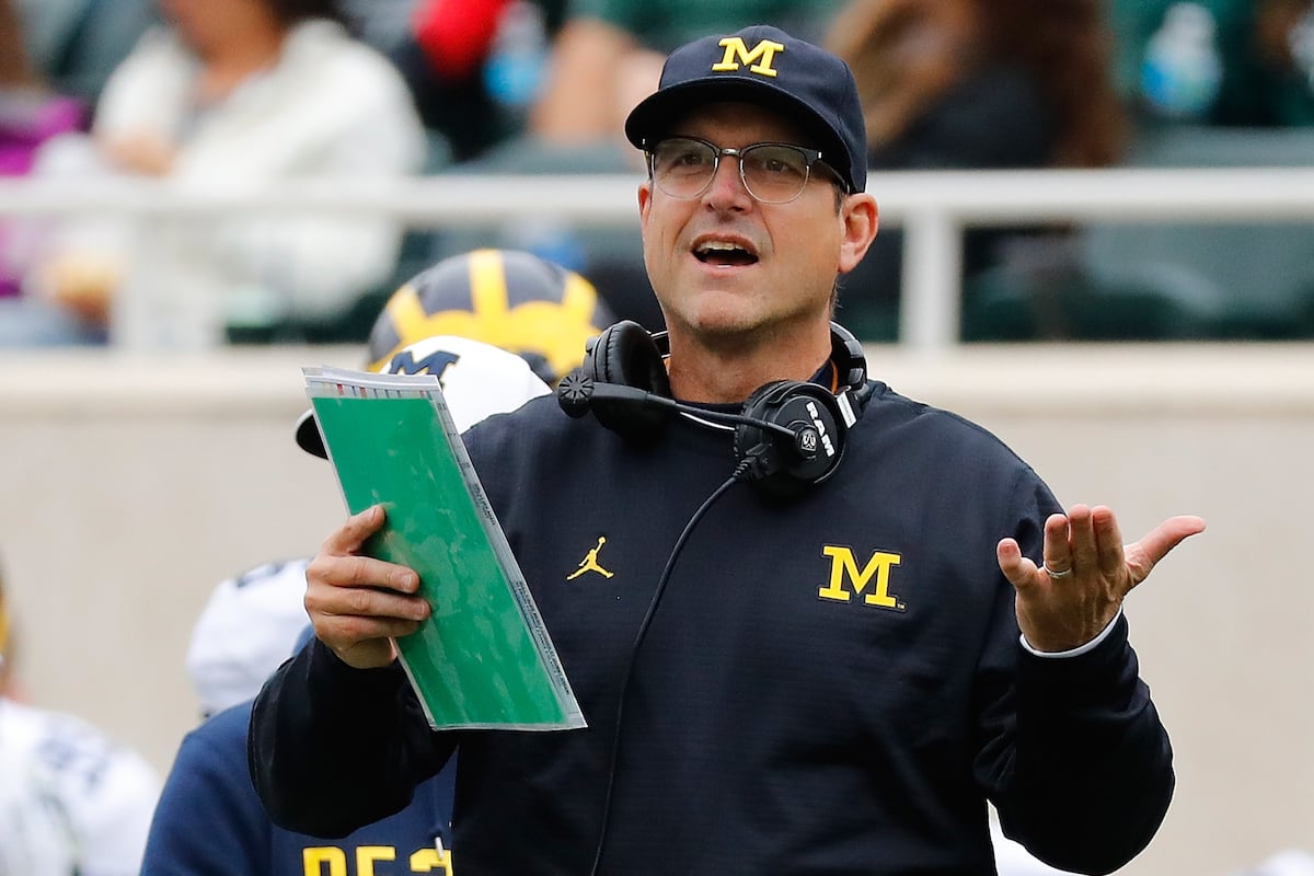 Jim Harbaugh Says He Models SpongeBob’s Behavior: ‘What a Great