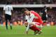 LONDON, ENGLAND - NOVEMBER 06: Mesut Ozil of Arsenal reacts during the Premier League match between Arsenal and Tottenham Hotspur at Emirates Stadium on November 6, 2016 in London, England. (Photo by Shaun Botterill/Getty Images)