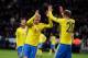 SOLNA, SWEDEN - OCTOBER 10: Viktor Nilsson Lindelof of Sweden celebrates after scoring to 3-0 during the FIFA 2018 World Cup Qualifier between Sweden and Bulgaria at Friends Arena on October 10, 2016 in Solna, Sweden. (Photo by Nils Petter Nilsson/Ombrell