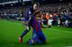 Lucas Digne hugs Rafinha.