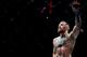 NEW YORK, NY - NOVEMBER 12: Conor McGregor of Ireland celebrates his KO victory over Eddie Alvarez of the United States in their lightweight championship bout during the UFC 205 event at Madison Square Garden on November 12, 2016 in New York City. (Phot