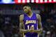 NEW ORLEANS, LA - NOVEMBER 12: Brandon Ingram #14 of the Los Angeles Lakers reacts during a game against the New Orleans Pelicans at the Smoothie King Center on November 12, 2016 in New Orleans, Louisiana. NOTE TO USER: User expressly acknowledges and ag