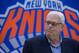 New York Knicks President Phil Jackson speaks with the media att Madison Square Garden training center on July 8, 2016 in Tarrytown, New York. / AFP / Bryan R. Smith (Photo credit should read BRYAN R. SMITH/AFP/Getty Images)