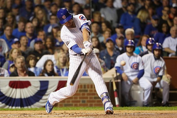 Kris Bryant accepted his NL MVP honor in a batting cage because the work  NEVER stops