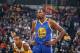 INDIANAPOLIS, IN - NOVEMBER 21: Kevin Durant #35 of the Golden State Warriors looks on during a game against the Indiana Pacers on November 21, 2016 at Bankers Life Fieldhouse in Indianapolis, Indiana. NOTE TO USER: User expressly acknowledges and agrees