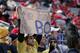 COLUMBUS, OH - NOVEMBER 18: A Michigan Wolverines fan holds up a sign honoring the memory of late coach Bo Schembechler during the game against the Ohio State Buckeyes on November 18, 2006 at Ohio Stadium in Columbus, Ohio. Ohio State won 42-39. (Photo