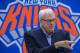 New York Knicks President Phil Jackson speaks with the media att Madison Square Garden training center on July 8, 2016 in Tarrytown, New York. / AFP / Bryan R. Smith (Photo credit should read BRYAN R. SMITH/AFP/Getty Images)
