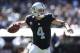 OAKLAND, CA - OCTOBER 09: Derek Carr #4 of the Oakland Raiders in action against the San Diego Chargers at Oakland-Alameda County Coliseum on October 9, 2016 in Oakland, California. (Photo by Ezra Shaw/Getty Images)