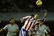 Miranda was a rock at the heart of the Atletico defence.