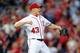 WASHINGTON, DC - OCTOBER 02: Mark Melancon #43 of the Washington Nationals celebrates after a victory against the Miami Marlins at Nationals Park on October 2, 2016 in Washington, DC. (Photo by G Fiume/Getty Images)