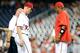 WASHINGTON, DC - SEPTEMBER 07: Stephen Strasburg #37 of the Washington Nationals walks off the field after an injury in the third inning against the Atlanta Braves at Nationals Park on September 7, 2016 in Washington, DC. (Photo by G Fiume/Getty Images)