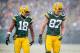 GREEN BAY, WI - DECEMBER 04: Randall Cobb #18 and Jordy Nelson #87 of the Green Bay Packers line up for a play in the second quarter against the Houston Texans at Lambeau Field on December 4, 2016 in Green Bay, Wisconsin. (Photo by Dylan Buell/Getty Imag