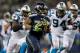 SEATTLE, WA - DECEMBER 04: Thomas Rawls #34 of the Seattle Seahawks against the Carolina Panthers at CenturyLink Field on December 4, 2016 in Seattle, Washington. (Photo by Jonathan Ferrey/Getty Images)