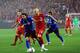 TORONTO, ON - NOVEMBER 30: Michael Bradley #4 of Toronto FC battles for the ball with Marco Donadel #33 of Montreal Impact during the first half of the MLS Eastern Conference Final, Leg 2 game at BMO Field on November 30, 2016 in Toronto, Ontario, Canada