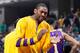 INDIANAPOLIS, IN - NOVEMBER 01: Metta World Peace #37 of the Los Angeles Lakers looks on against the Indiana Pacers during the game at Bankers Life Fieldhouse on November 1, 2016 in Indianapolis, Indiana. The Pacers defeated the Lakers 115-108. NOTE TO US