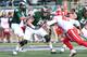 Zack Golditch, a junior at Colorado State, is part of an offensive line that surrendered 13 sacks in 12 games this season.